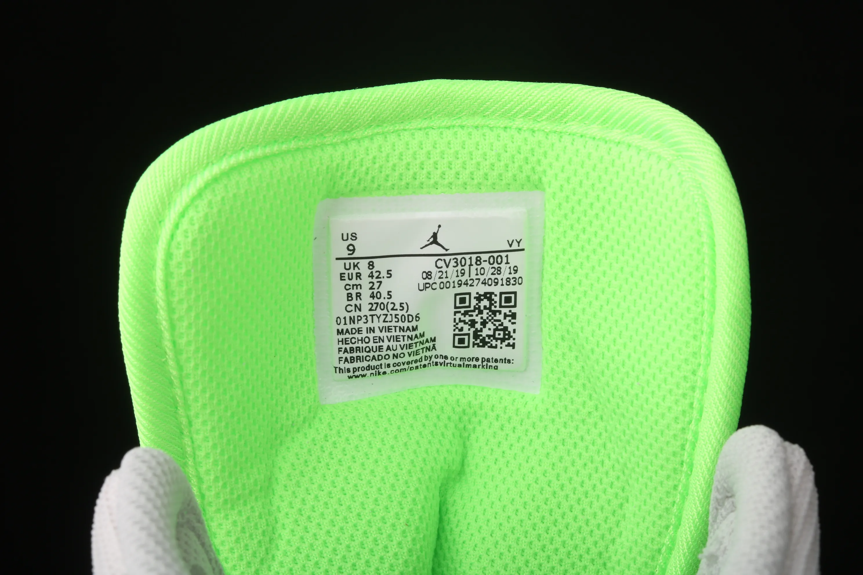 All categories Air Jordan Jordan series basketball shoes Air Jordan 1 Mid Air Jordan 1 Mid AJ1 Joe 1 sea salt fluorescent green CV3018-001